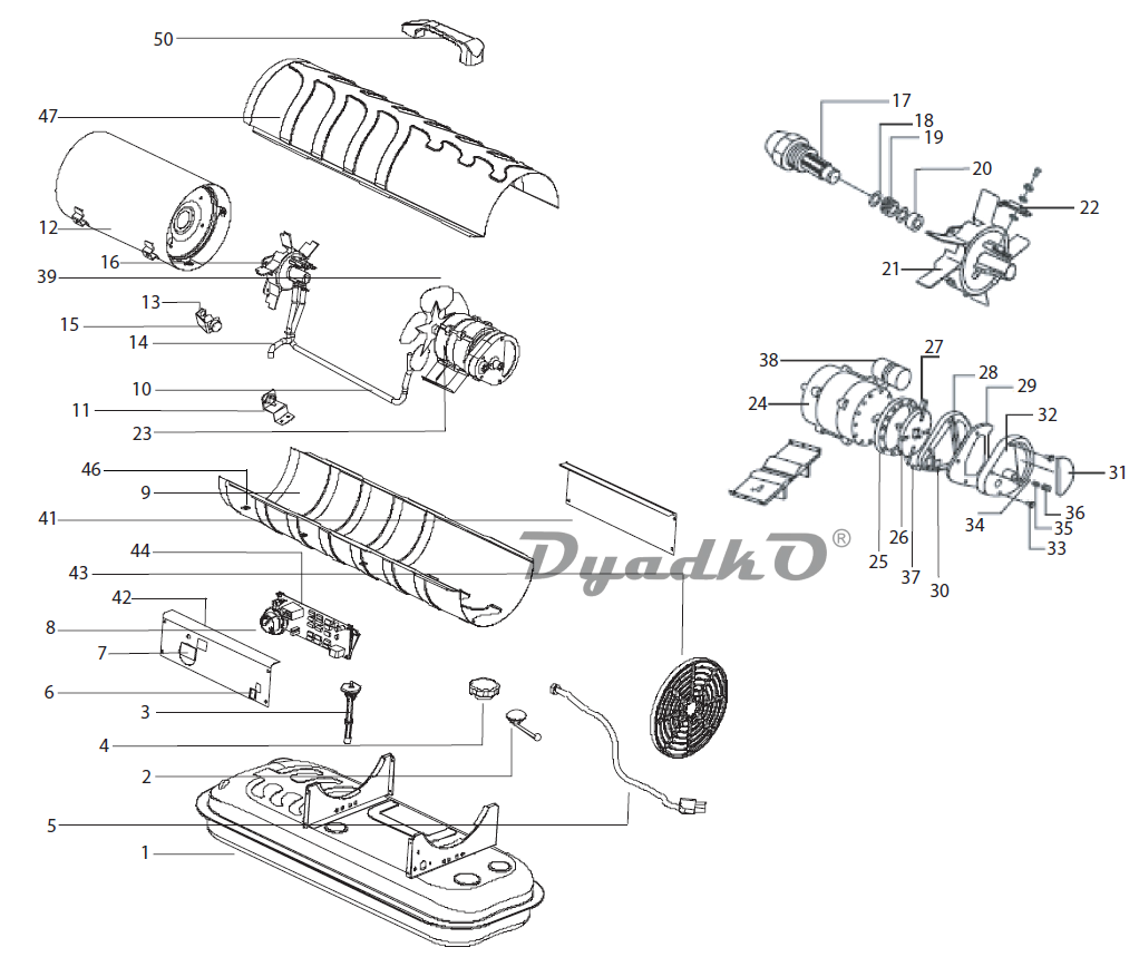 Запчасти Quattro Elementi QE-15D