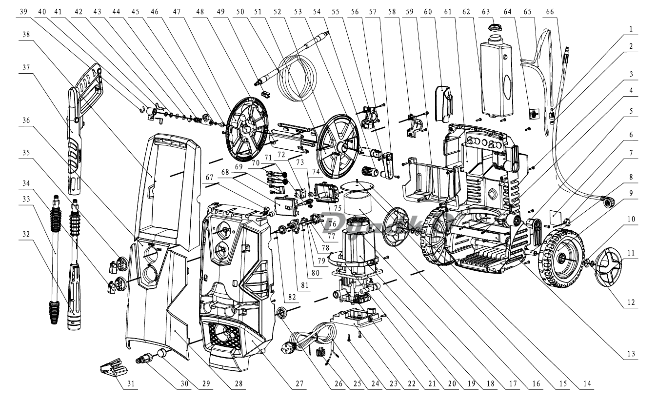 Запчасти, схема и деталировка Quattro Elementi NAPOLI 160 Turbo